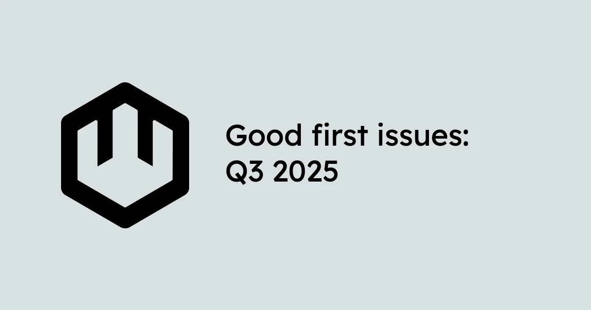 Good first issues for wasmCloud in Q3 2025